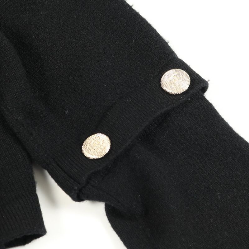Chanel Cardigan Here Mark Button P72780k10442 Cashmere Cardigan Women's Used a
