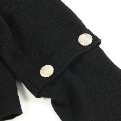 Chanel Cardigan Here Mark Button P72780k10442 Cashmere Cardigan Women's Used a