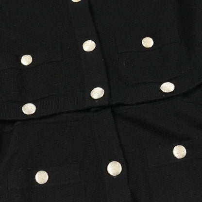 Chanel Cardigan Here Mark Button P72780k10442 Cashmere Cardigan Women's Used a