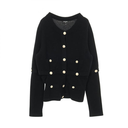 Chanel Cardigan Here Mark Button P72780k10442 Cashmere Cardigan Women's Used a
