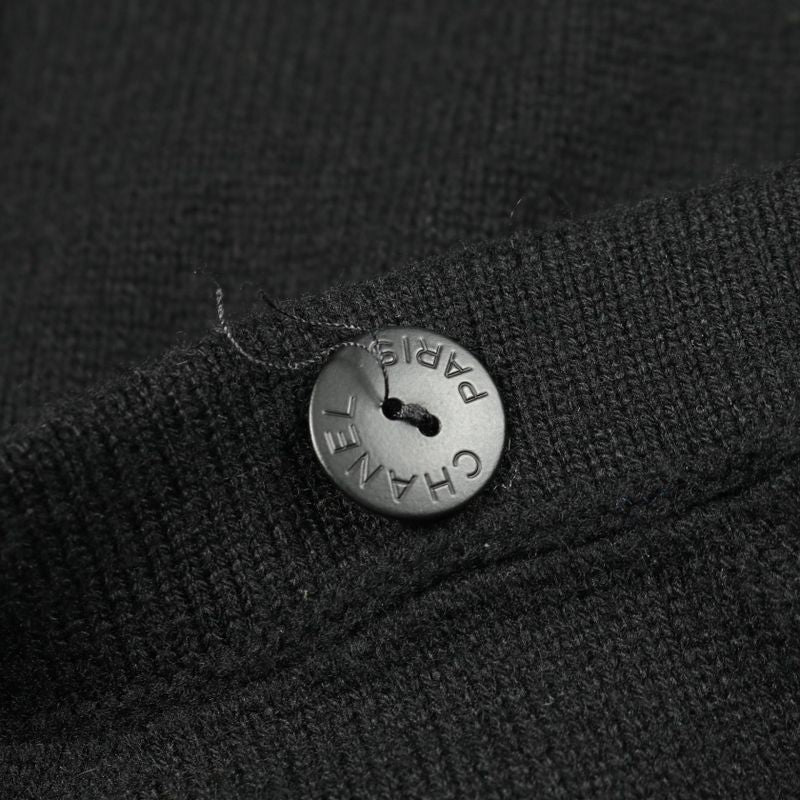 Chanel Cardigan Here Mark Button P72780k10442 Cashmere Cardigan Women's Used a