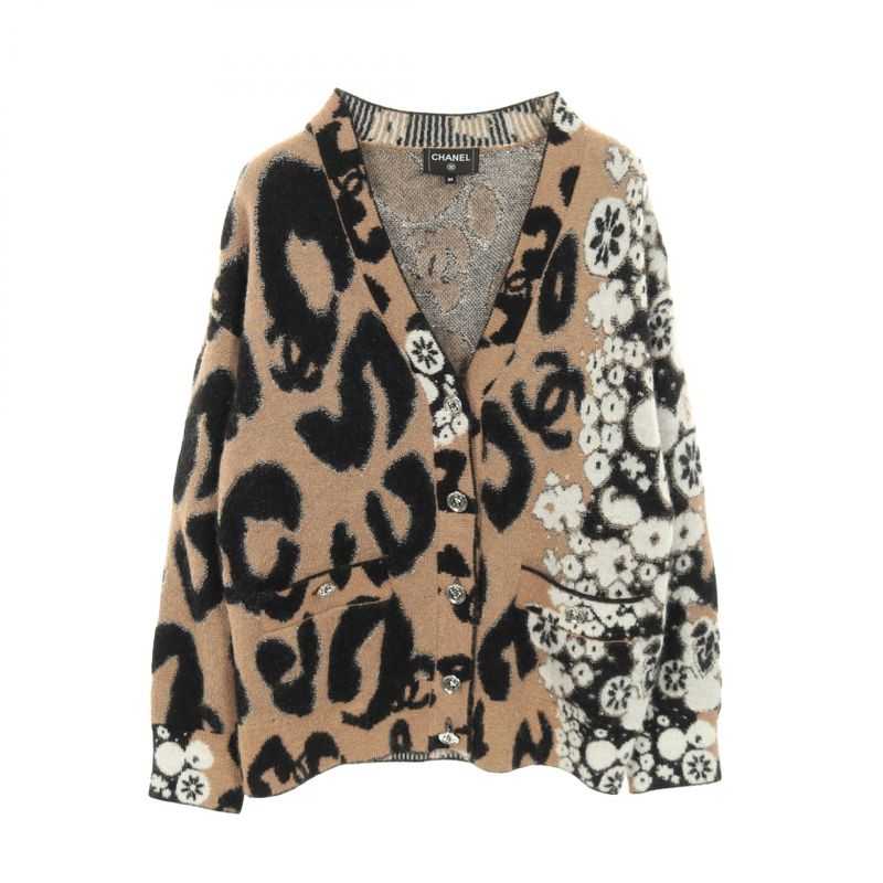 Chanel Cardigan Cocomark P75362k10782 Cashmere Cardigan Women's Used a