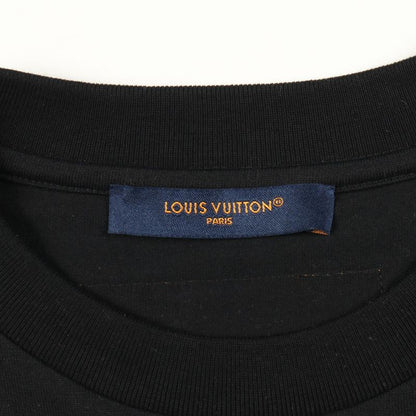 Louis Vuitton Cut and Sew Embossed LV Logo Inside Out Cotton T-Shirt Men's Used