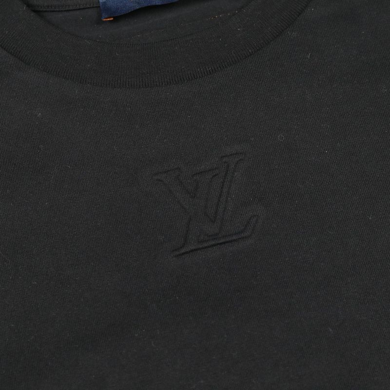 Louis Vuitton Cut and Sew Embossed LV Logo Inside Out Cotton T-Shirt Men's Used