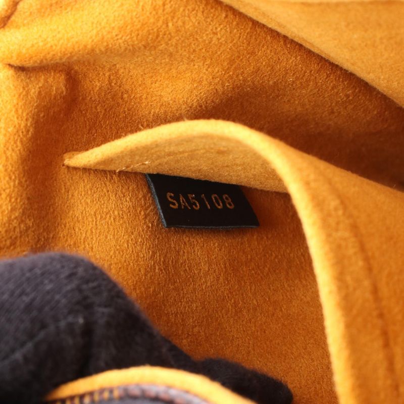 Louis Vuitton Shoulder Bag Clapton Damier Ebene Noir Black N44243 Noir Black