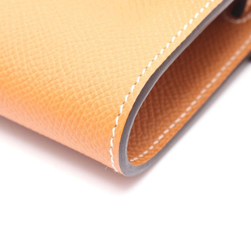 Hermes Shoulder Bag Kelly to Go Toffee Leather Calf (Cowhide) Kelly to Go