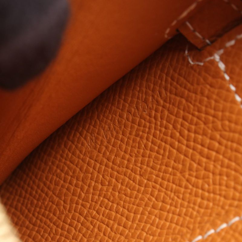 Hermes Shoulder Bag Kelly to Go Toffee Leather Calf (Cowhide) Kelly to Go