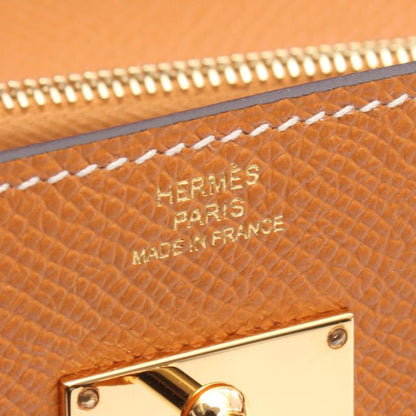 Hermes Shoulder Bag Kelly to Go Toffee Leather Calf (Cowhide) Kelly to Go
