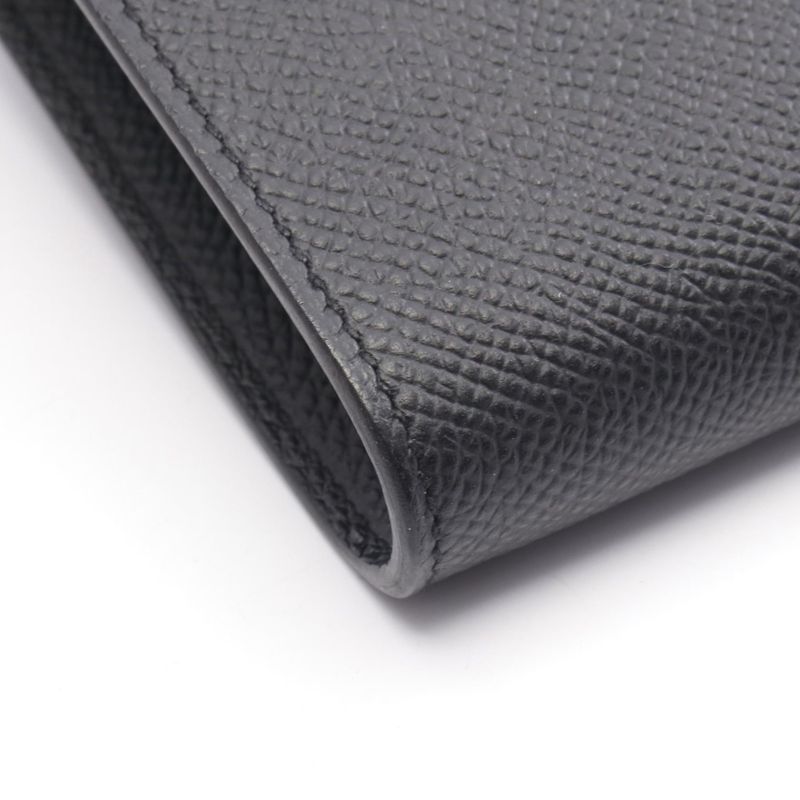 Hermes Shoulder Bag Kelly to Go Black Leather Calf (Cowhide) Kelly to Go Black