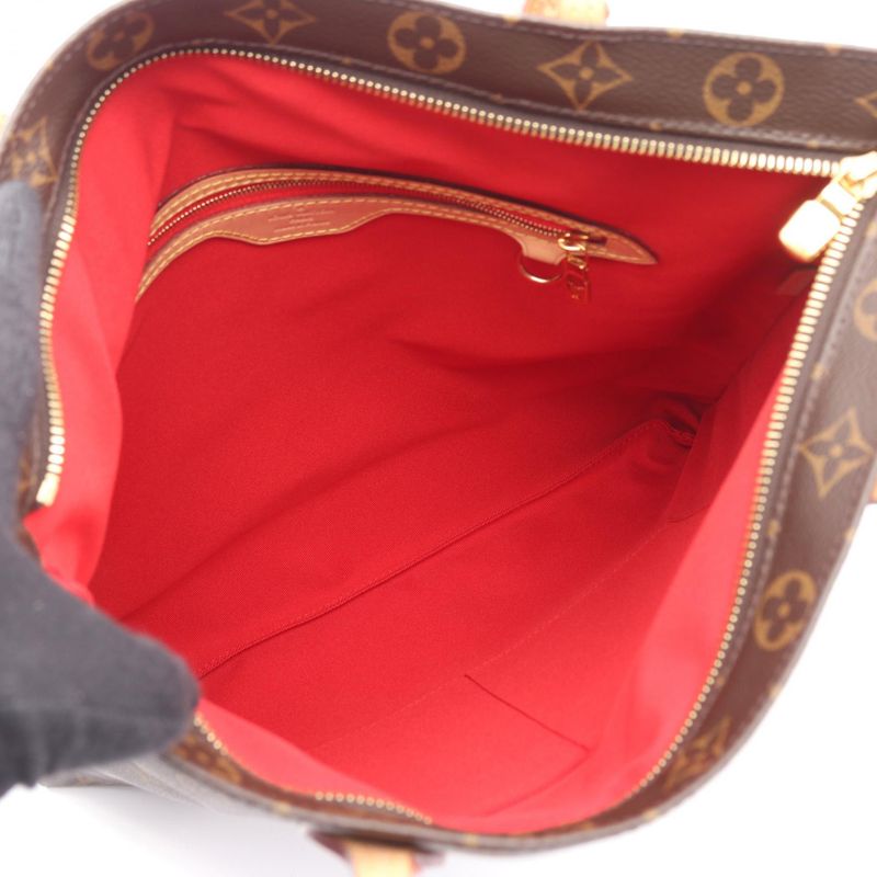 Louis Vuitton Tote Bag Carry It M45199 PVC Coated Canvas Leather Carry It