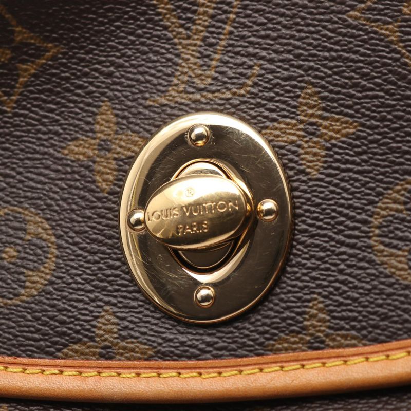 Louis Vuitton Shoulder Bag Thuram PM M40076 PVC Coated Canvas Leather Thuram PM