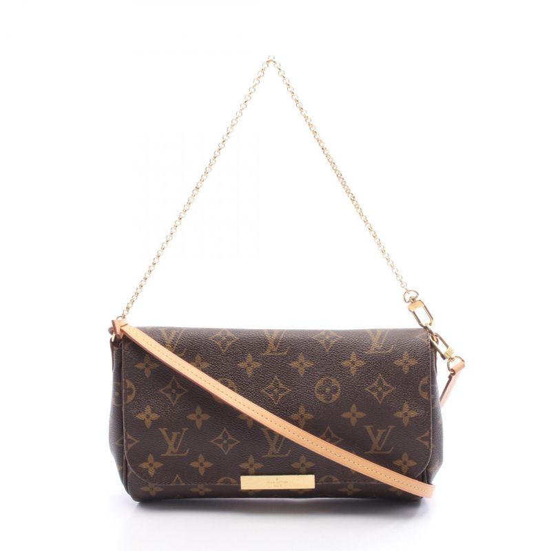 Louis Vuitton Handbag Favorite MM M40718 PVC Coated Canvas Leather Favorite MM