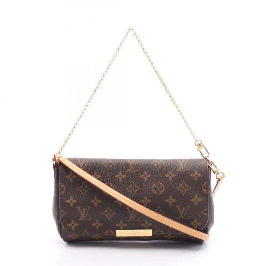 Louis Vuitton Handbag Favorite MM M40718 PVC Coated Canvas Leather Favorite MM