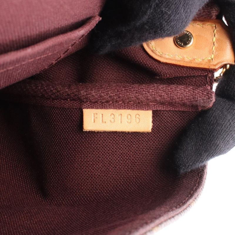 Louis Vuitton Handbag Favorite MM M40718 PVC Coated Canvas Leather Favorite MM