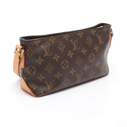 Louis Vuitton Shoulder Bag Trotter M51240 PVC Coated Canvas Leather Trotter