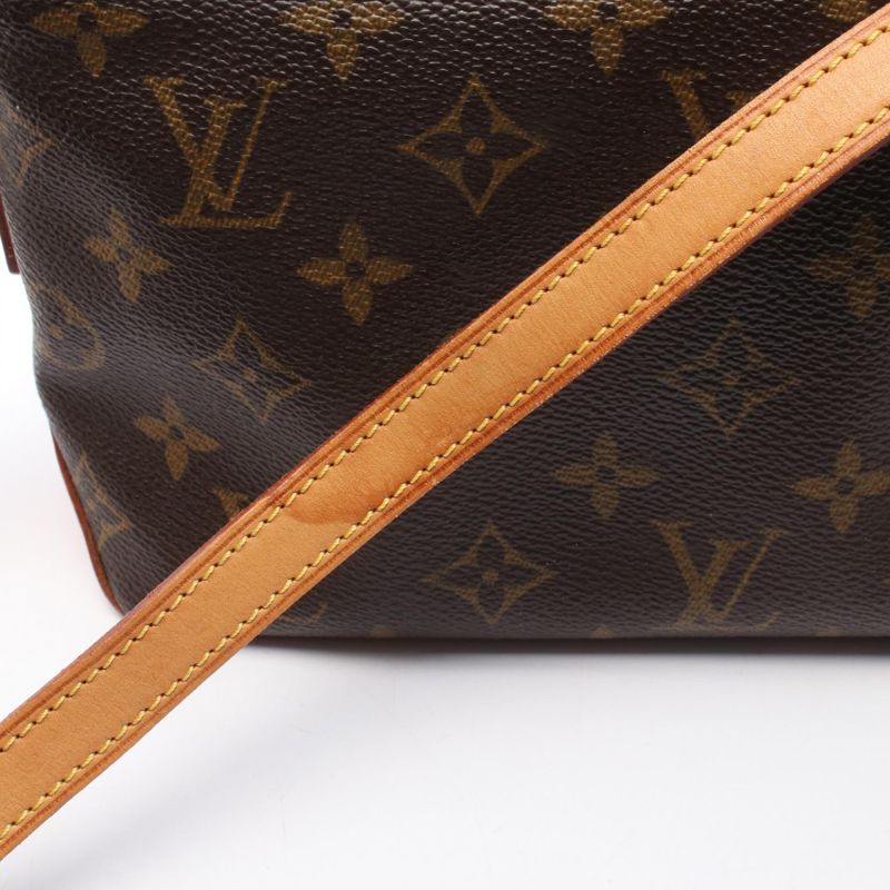 Louis Vuitton Shoulder Bag Trotter M51240 PVC Coated Canvas Leather Trotter