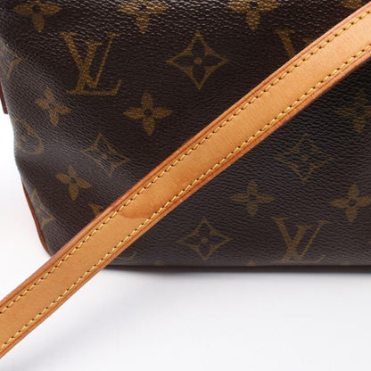 Louis Vuitton Shoulder Bag Trotter M51240 PVC Coated Canvas Leather Trotter