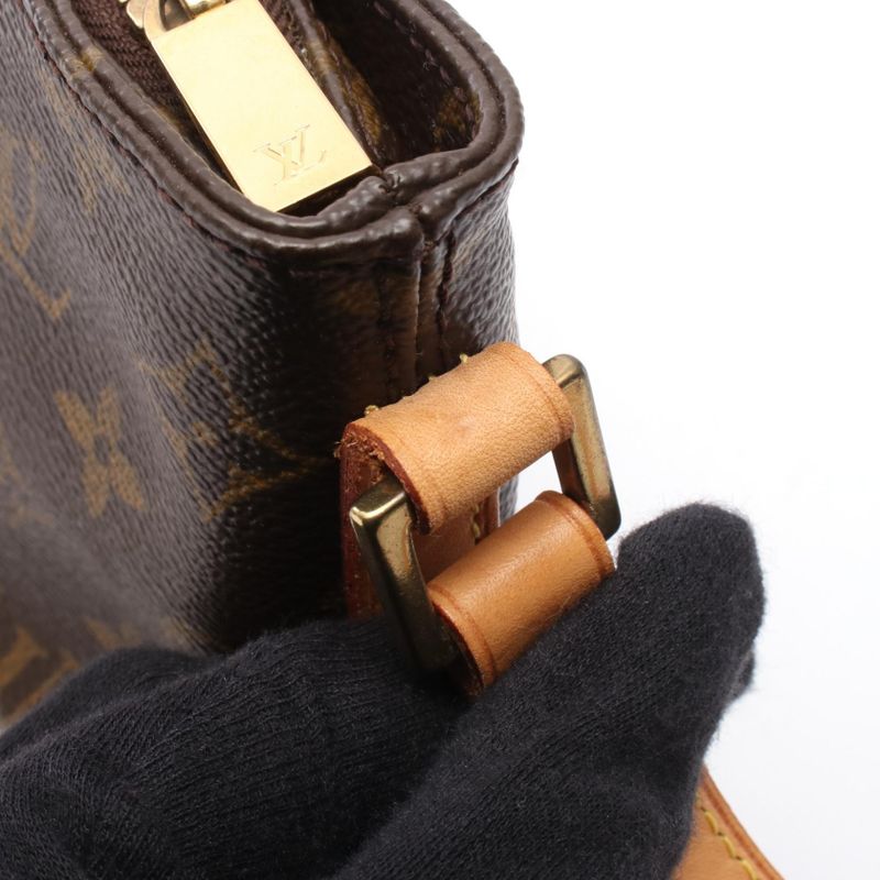 Louis Vuitton Shoulder Bag Trotter M51240 PVC Coated Canvas Leather Trotter