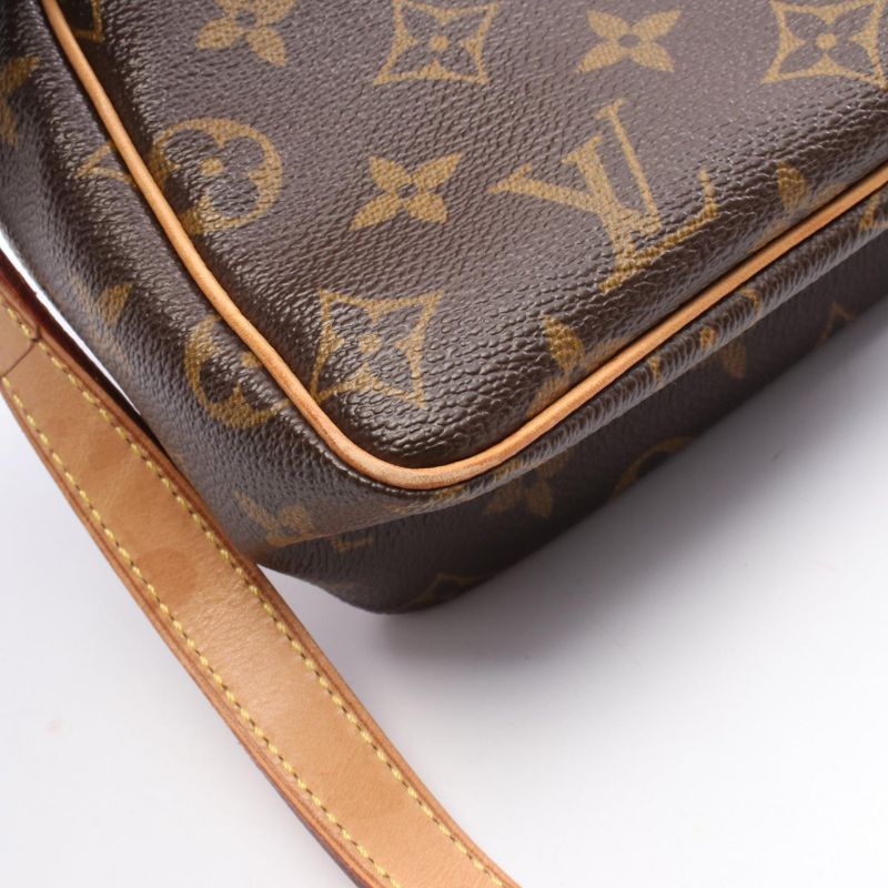 Louis Vuitton Shoulder Bag Viva City PM M51165 PVC Coated Canvas Leather Viva