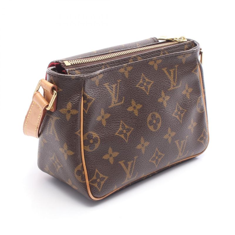 Louis Vuitton Shoulder Bag Viva City PM M51165 PVC Coated Canvas Leather Viva