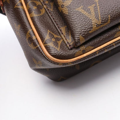 Louis Vuitton Shoulder Bag Viva City PM M51165 PVC Coated Canvas Leather Viva