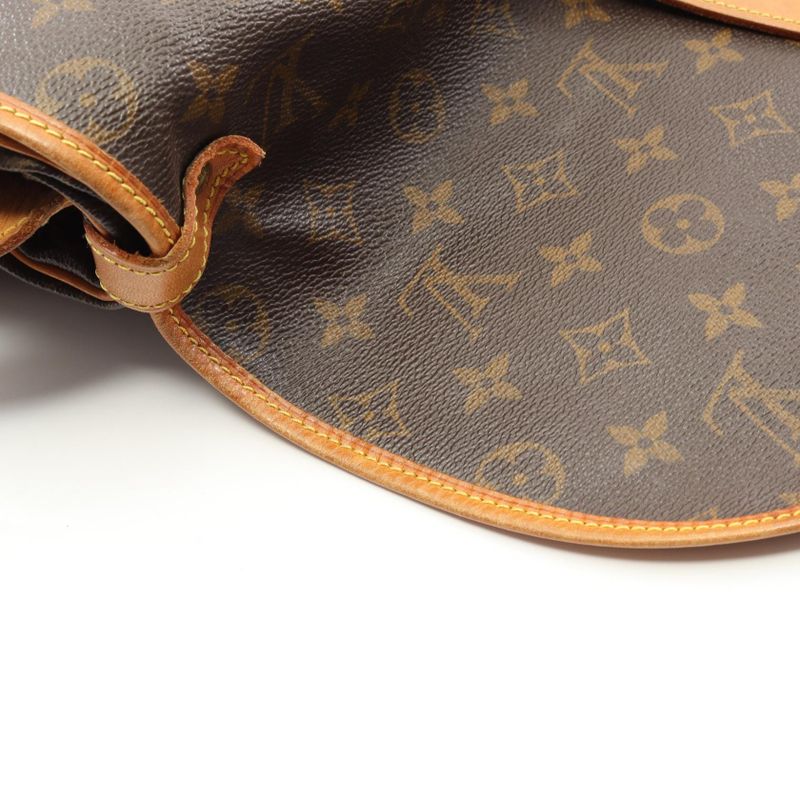 Louis Vuitton Shoulder Bag Saumur 35 M42254 PVC Coated Canvas Leather Saumur 35