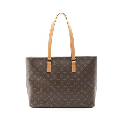 Louis Vuitton Tote Bag Luco M51155 PVC Coated Canvas Leather Luco Ladies Used a