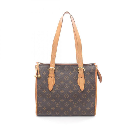 Louis Vuitton Tote Bag Popincourt Au M40007 PVC Coated Canvas Leather Popincourt