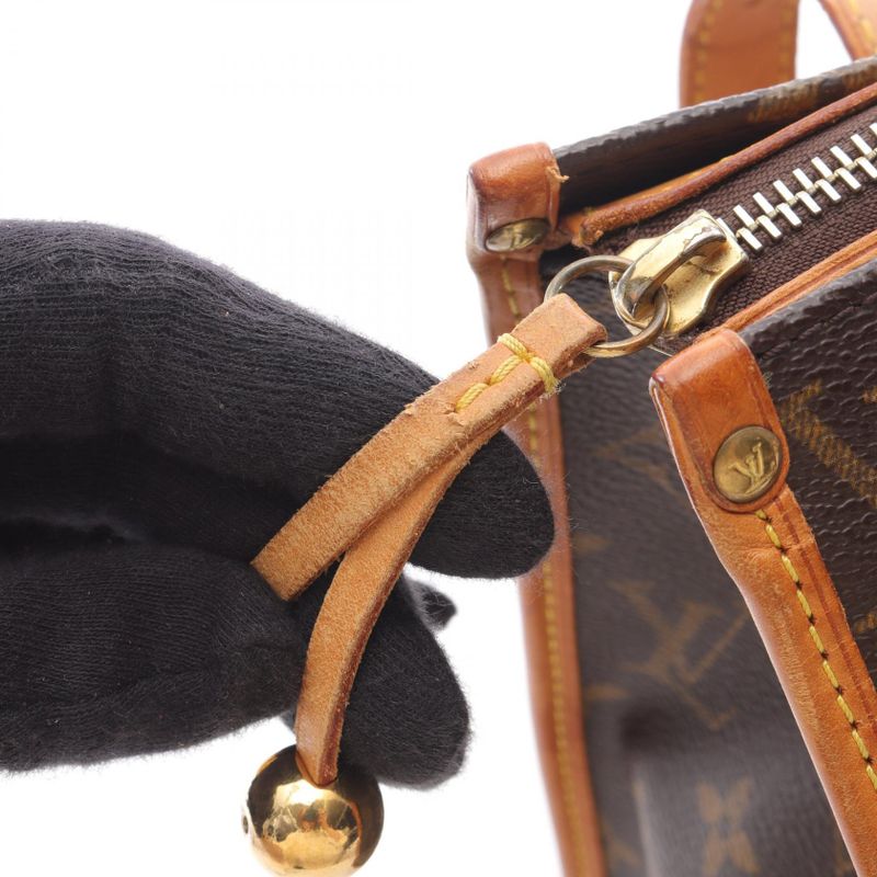 Louis Vuitton Tote Bag Popincourt Au M40007 PVC Coated Canvas Leather Popincourt