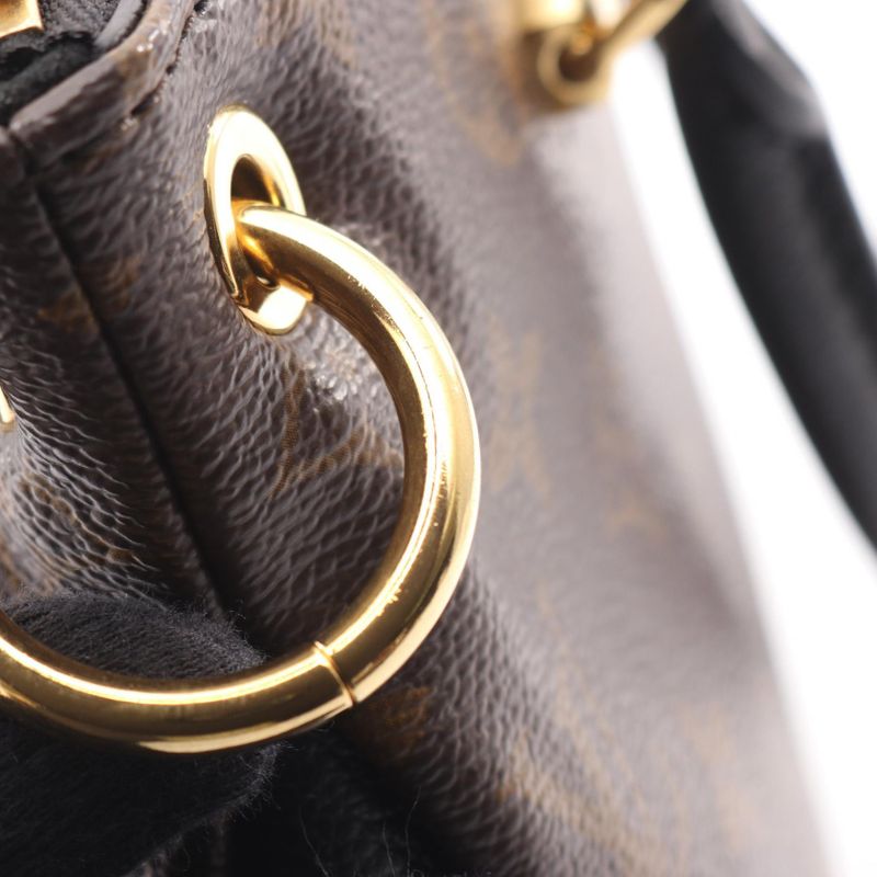 Louis Vuitton Handbag Pallas BB Monogram Noir Black M41218 Noir Black PVC