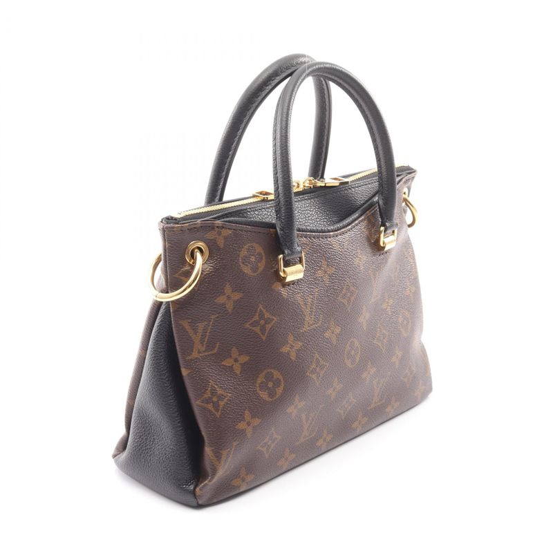 Louis Vuitton Handbag Pallas BB Monogram Noir Black M41218 Noir Black PVC