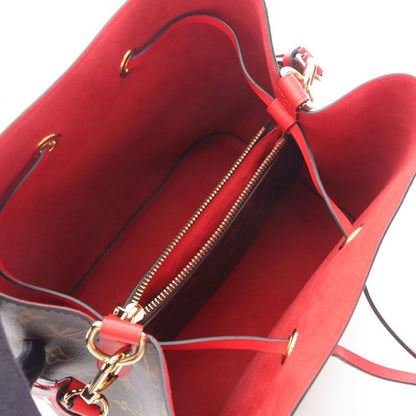 Louis Vuitton Shoulder Bag Neo Noe M44021 Coquelico PVC Coated Canvas Leather