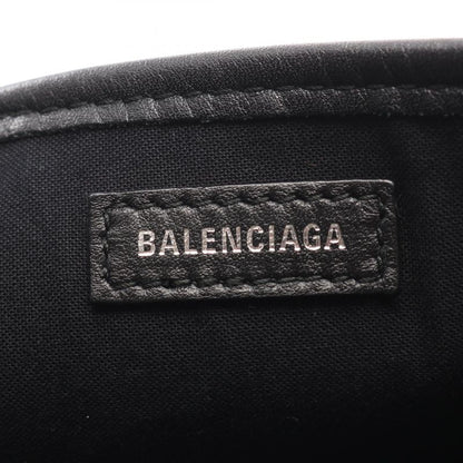 Balenciaga Tote Bag Navy Cabas S Navy Cabas 339933 Black Leather Navy Cabas S