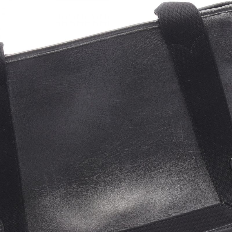 Balenciaga Tote Bag Navy Cabas S Navy Cabas 339933 Black Leather Navy Cabas S