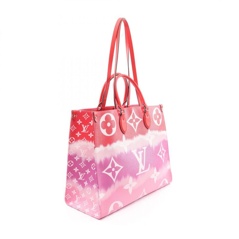 Louis Vuitton Tote Bag on the Go GM LV Escal Rouge M45121 Rouge Leather LV