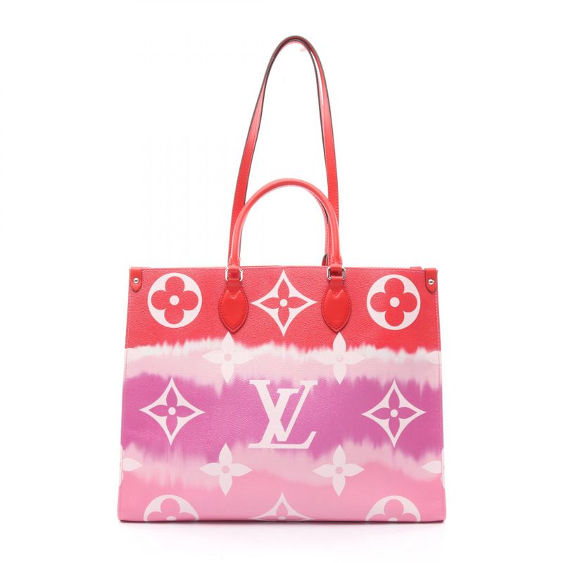 Louis Vuitton Tote Bag on the Go GM LV Escal Rouge M45121 Rouge Leather LV