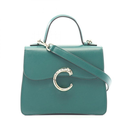 Cartier Handbag Panthère de Cartier L1002327 Green Leather Panthère de Cartier