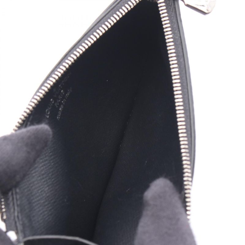 Louis Vuitton Card Case Coin Card Holder Damier Graphite N64038 Leather Coin