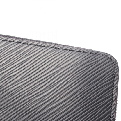 Louis Vuitton Round Long Wallet Zippy Wallet Epi Noir Black Hot Pink M64838