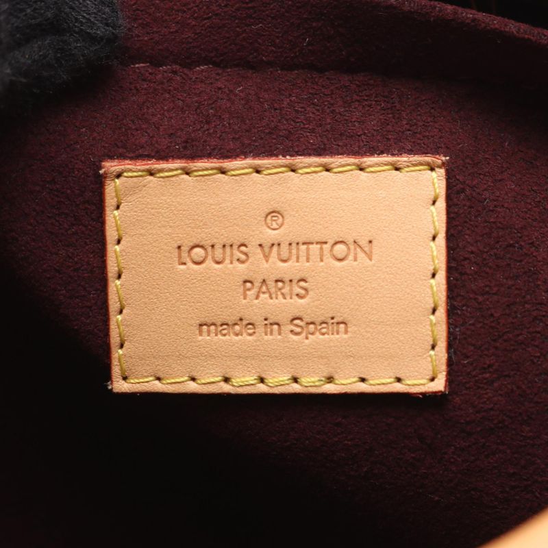 Louis Vuitton Handbag Montaigne BB M41055 PVC Coated Canvas Leather Montaigne