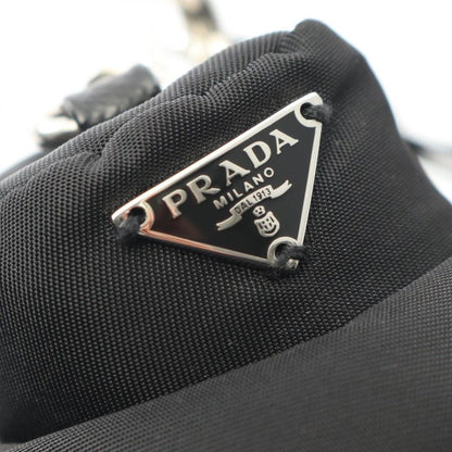Prada Charm Re-Nylon Soft Robot 1tt181_2cou_f0002 Black White Nylon Saffiano