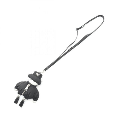 Prada Charm Re-Nylon Soft Robot 1tt181_2cou_f0002 Black White Nylon Saffiano