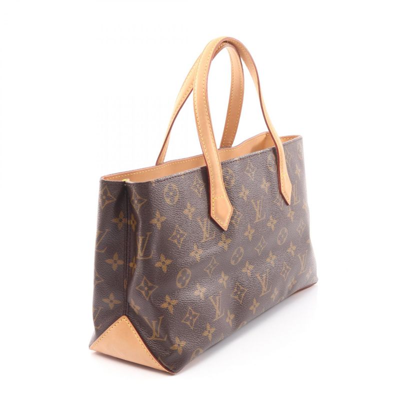 Louis Vuitton Handbag Wilshire PM M45643 PVC Coated Canvas Leather Wilshire PM