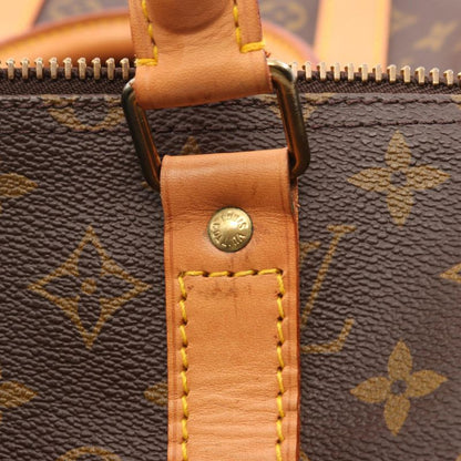 Louis Vuitton Boston Bag Keepall 55 M41424 PVC Coated Canvas Leather Keepall 55