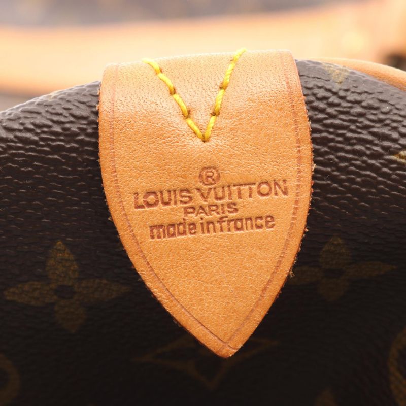 Louis Vuitton Boston Bag Keepall 55 M41424 PVC Coated Canvas Leather Keepall 55