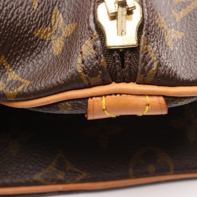 Louis Vuitton Boston Bag Keepall 55 M41424 PVC Coated Canvas Leather Keepall 55