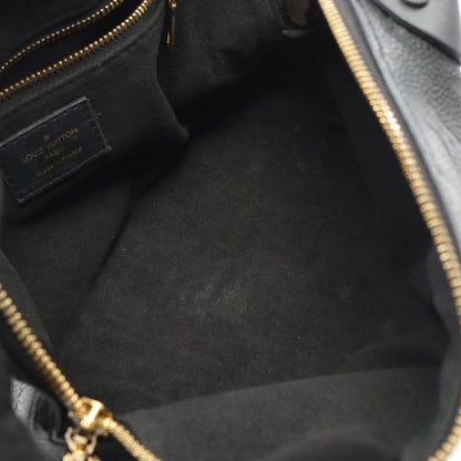 Louis Vuitton Handbag Petite Malle Souple M45393 Noir Black Leather Petite