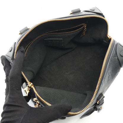 Louis Vuitton Handbag Petite Malle Souple M45393 Noir Black Leather Petite