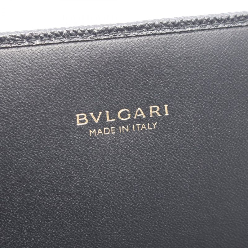 Bvlgari Bvlgari Bifold Long Wallet Bvlgari Large Wallet 280526 Black Leather