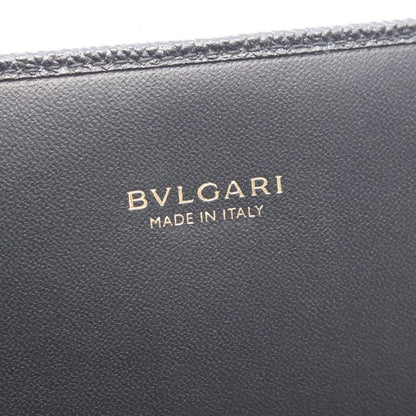 Bvlgari Bvlgari Bifold Long Wallet Bvlgari Large Wallet 280526 Black Leather